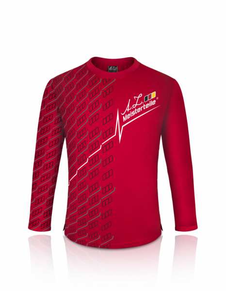 T-shirt - Baumwolle - Lange Ärmel - Rot - AZ-MT Design